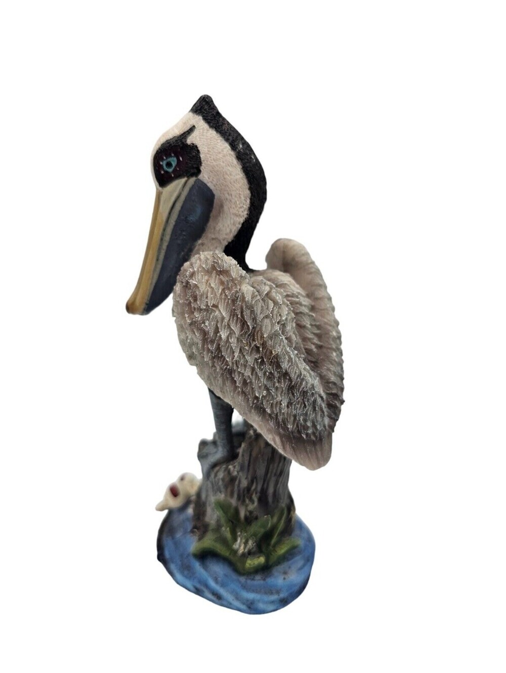 Vintage 1960s 6" Tall Hand Painted Pelican Figure Nautical Ocean Bird - Picture 2 of 6